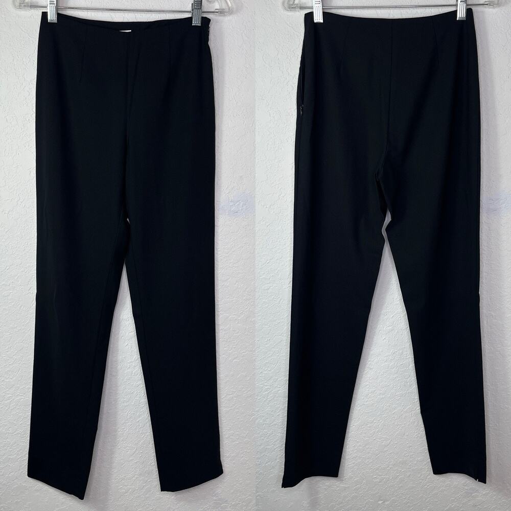 Leggiadro Black classic dress Pants Size 2, career wear, preppy, professional